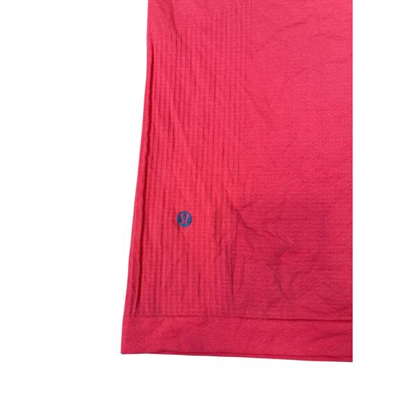 LULULEMON Metal Vent Tech Long Sleeve Shirt Men’s Sz M Dark Red / Pale Raspberry - Picture 7 of 8
